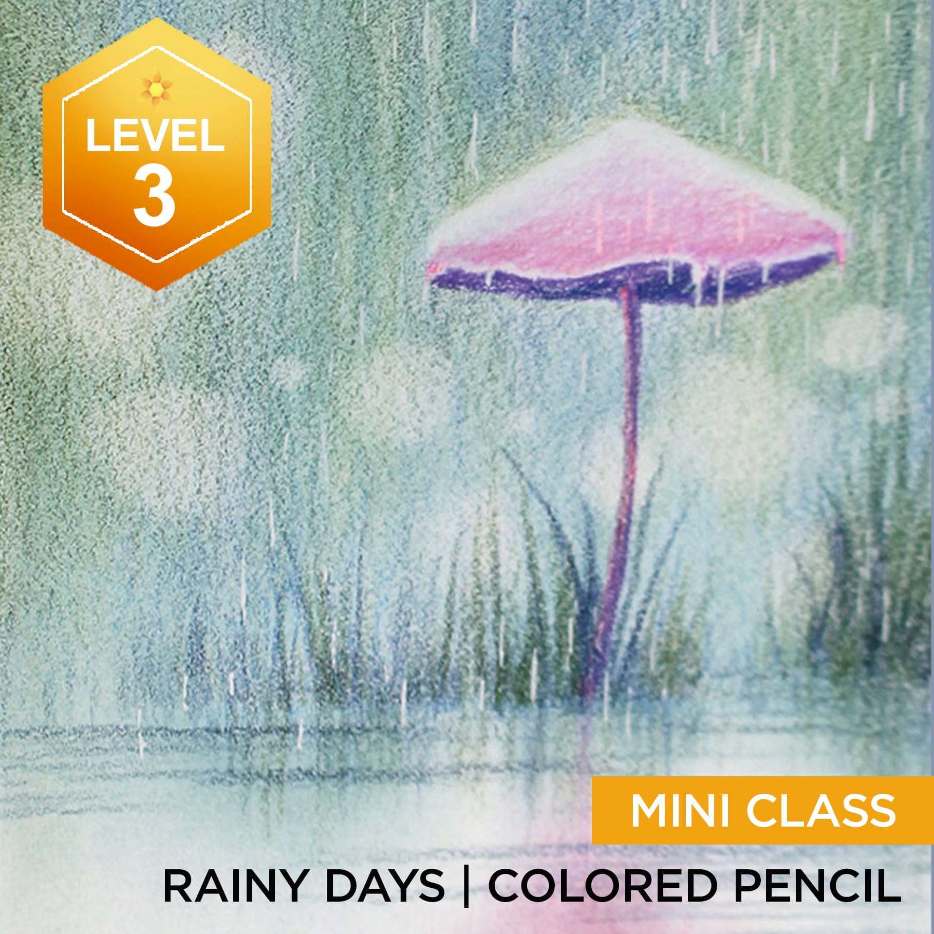 Rainy Days (Colored Pencil)