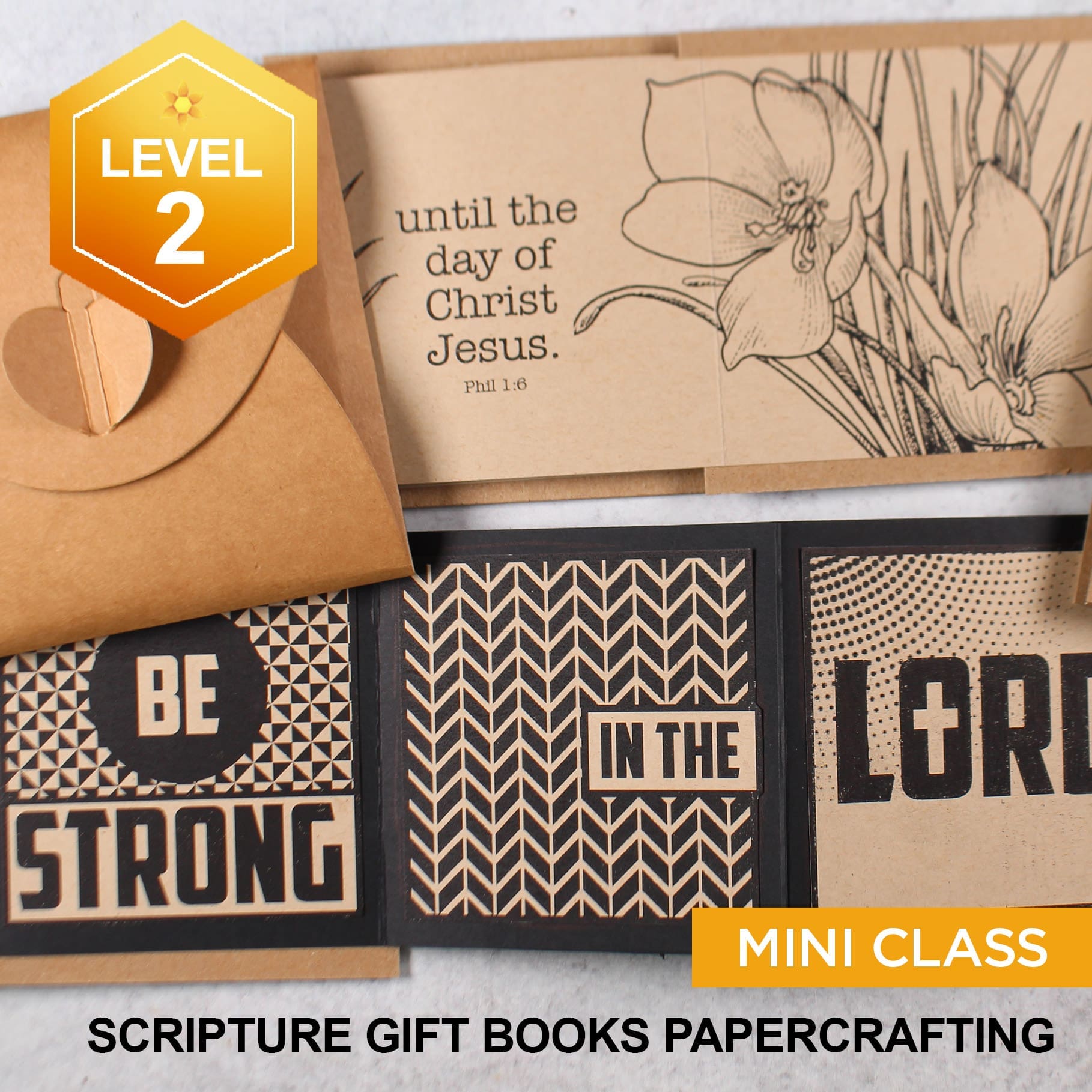 Scripture Gifts Papercrafting Class - Handmade Minibooks