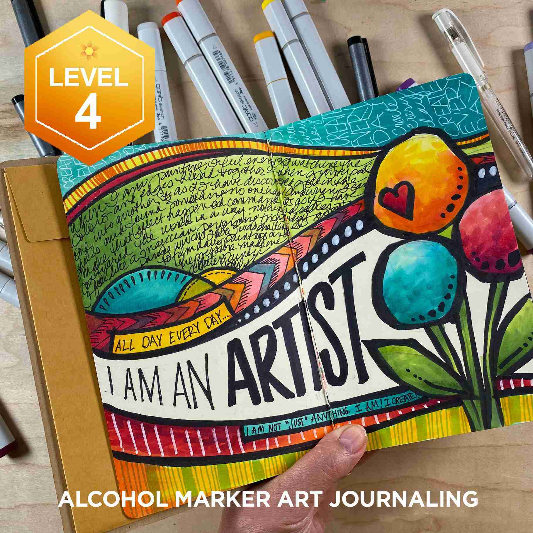 Art Journaling (Alcohol marker) - Image 4