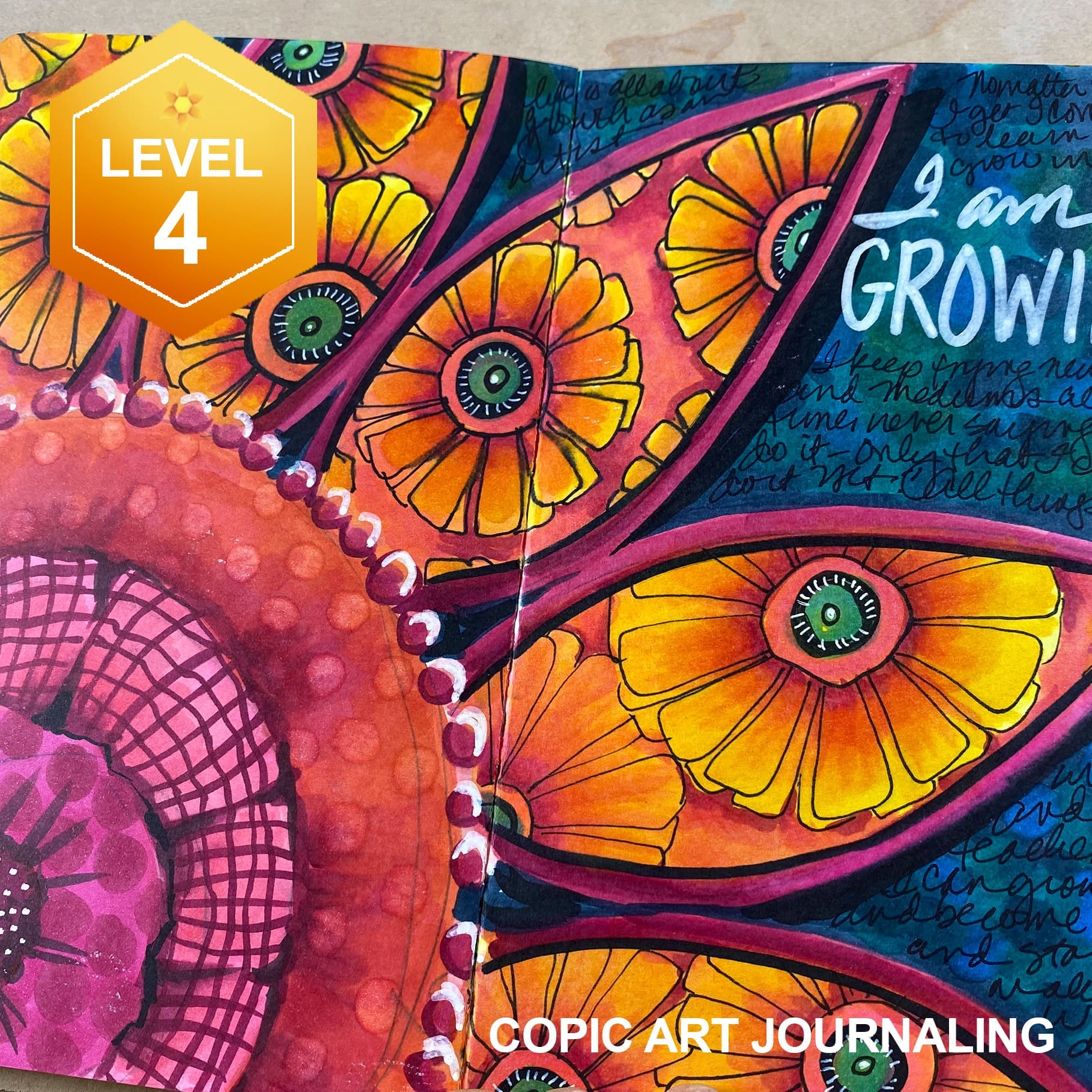 Art Journaling (Alcohol marker)