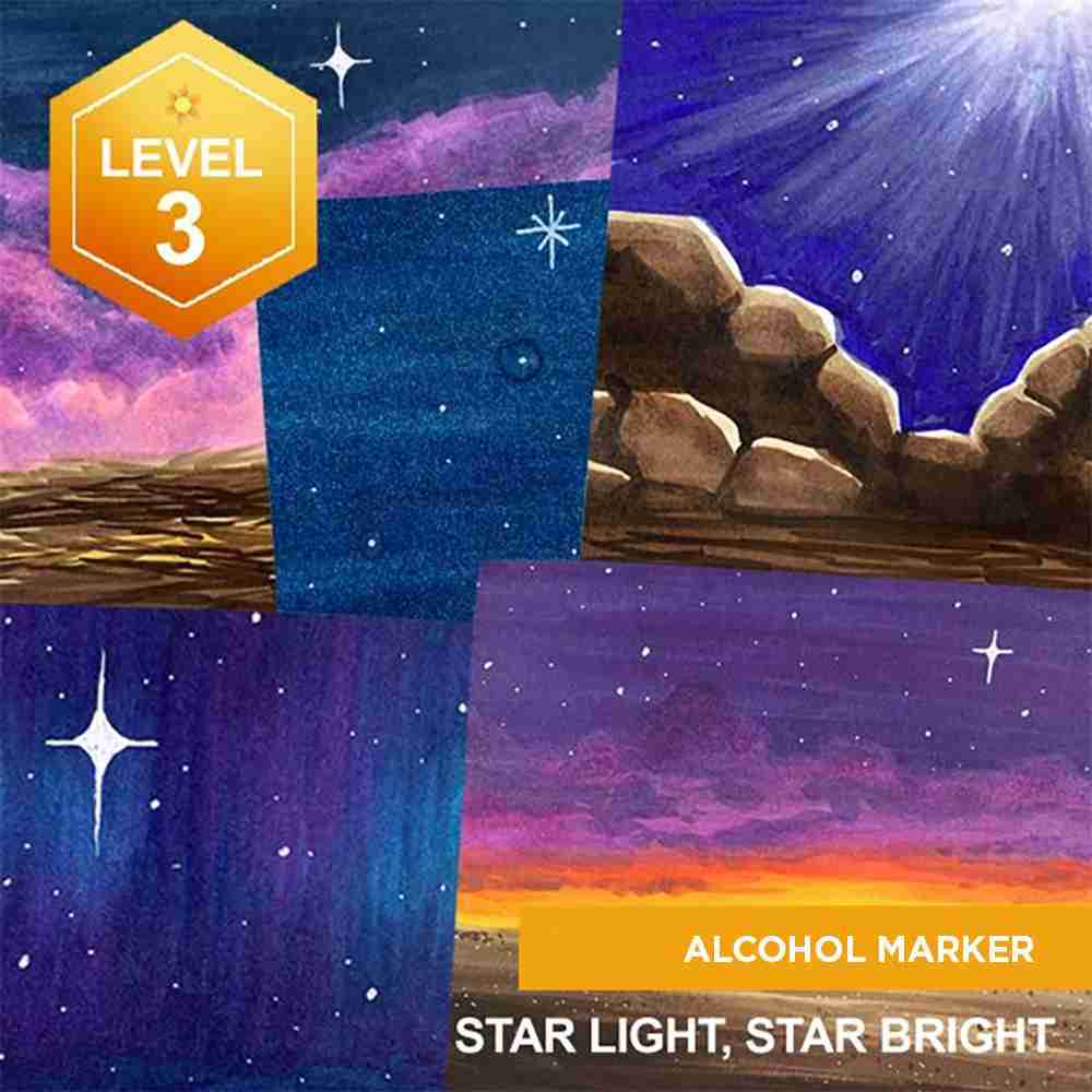 Star Light, Star Bright (Alcohol marker)