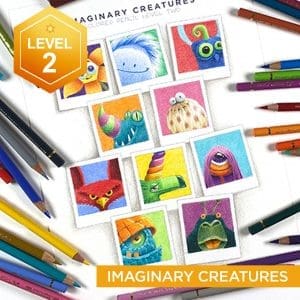 Imaginary Creatures (Colored Pencil)