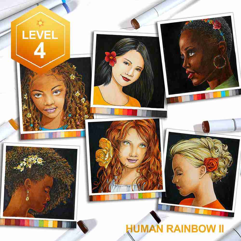 Human Rainbow II (Alcohol Marker)