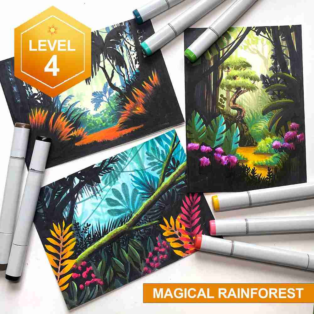 Magical Rainforest (Alcohol Markers)