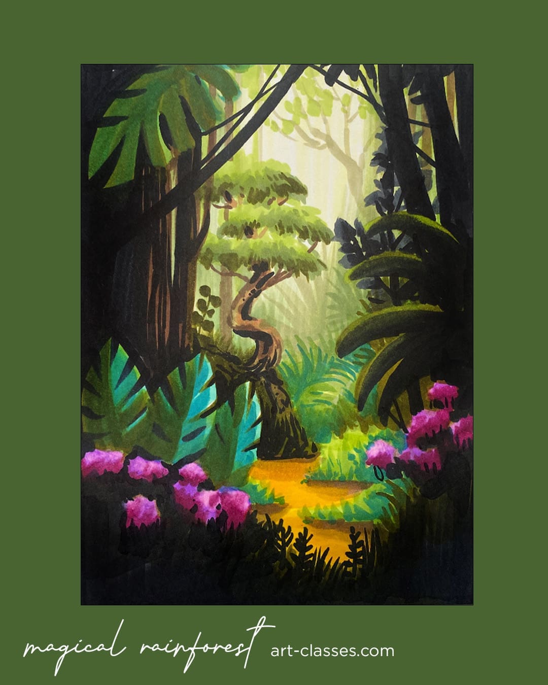 Magical Rainforest (Alcohol Markers) - Image 4