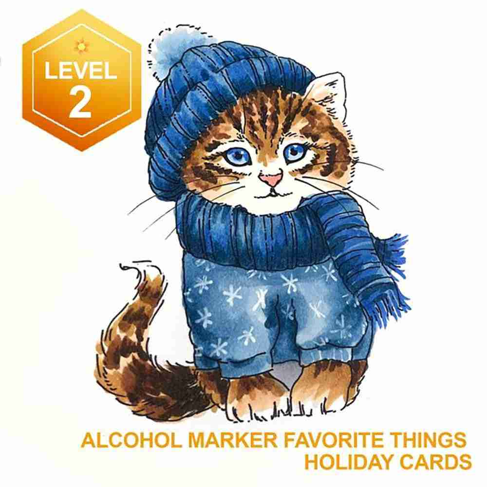 Alcohol Marker Favorite Things Holiday Cards