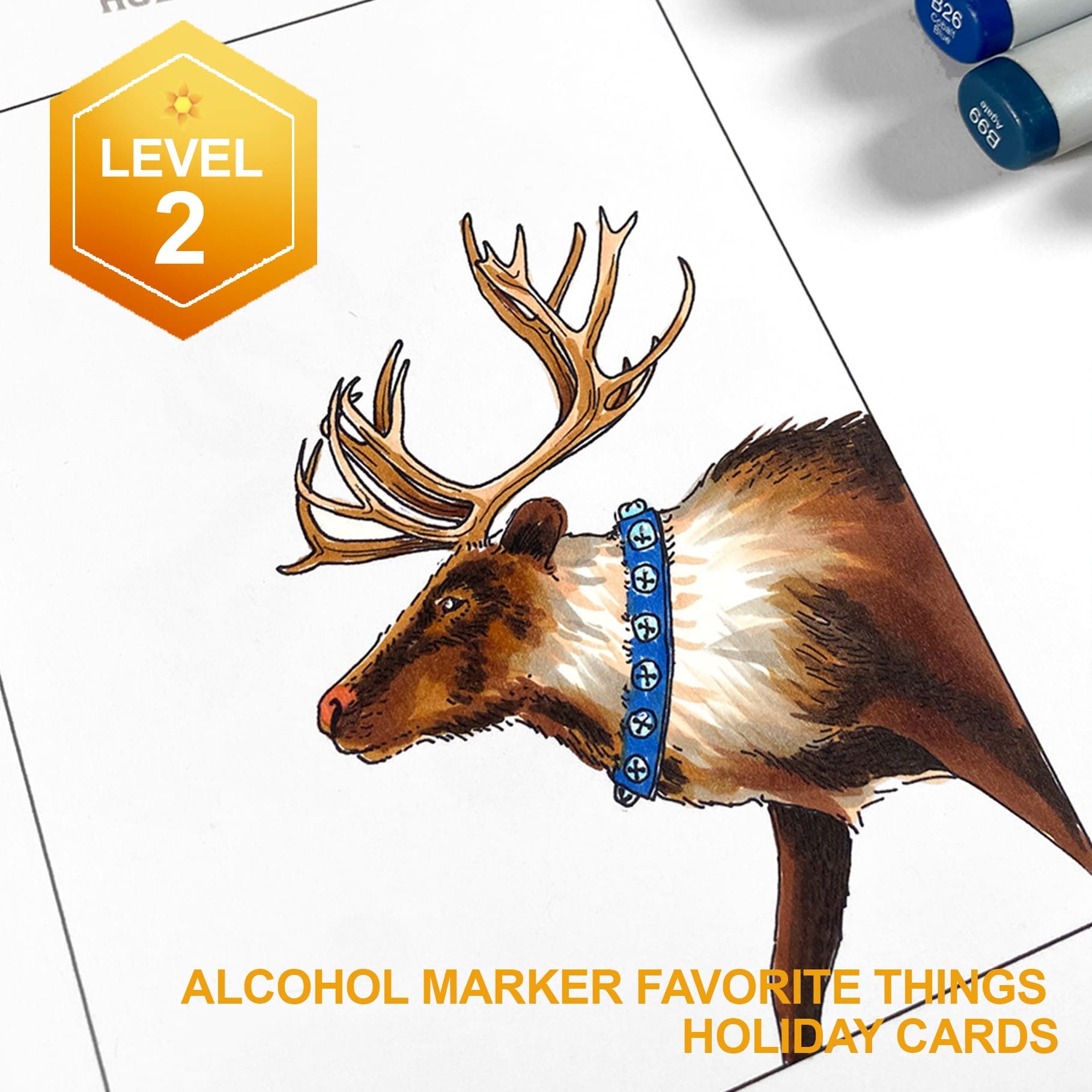 Alcohol Marker Favorite Things Holiday Cards - Image 2