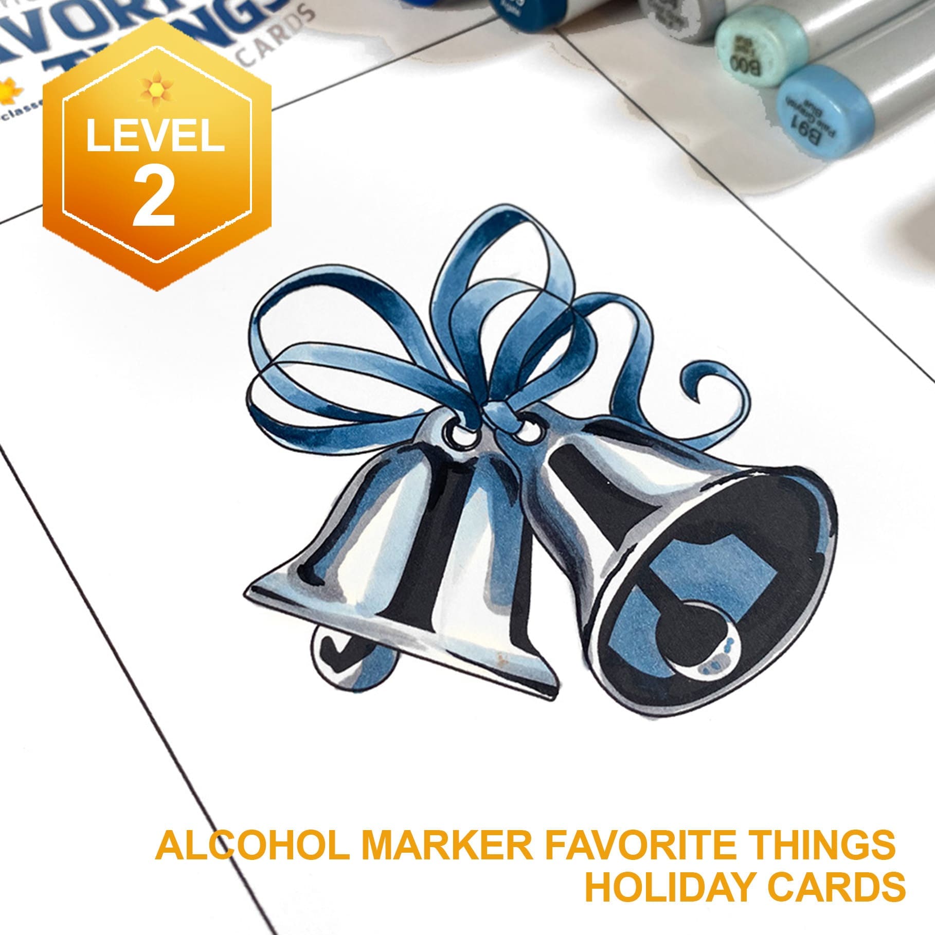 Alcohol Marker Favorite Things Holiday Cards - Image 3