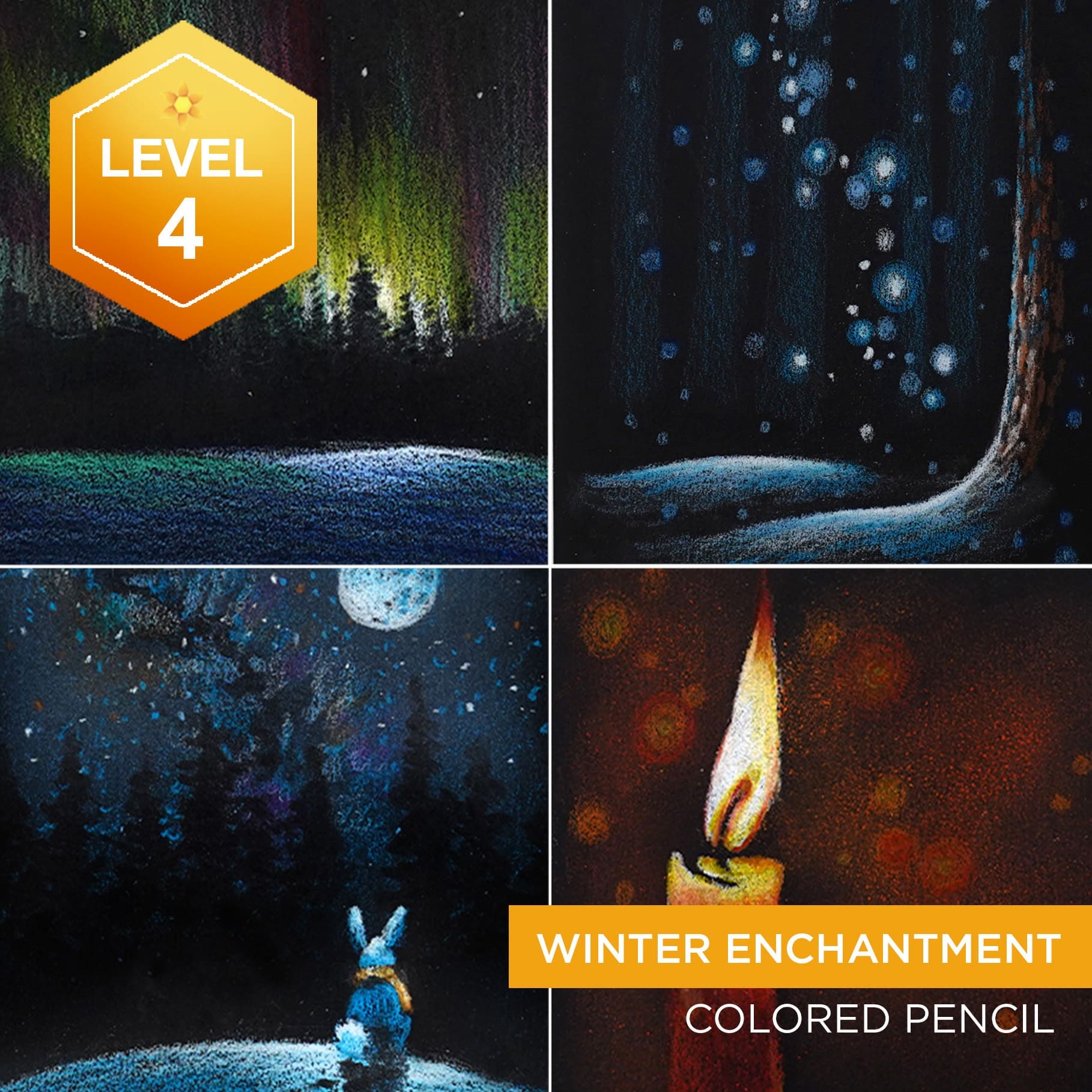 Winter Enchantment (Colored Pencil)