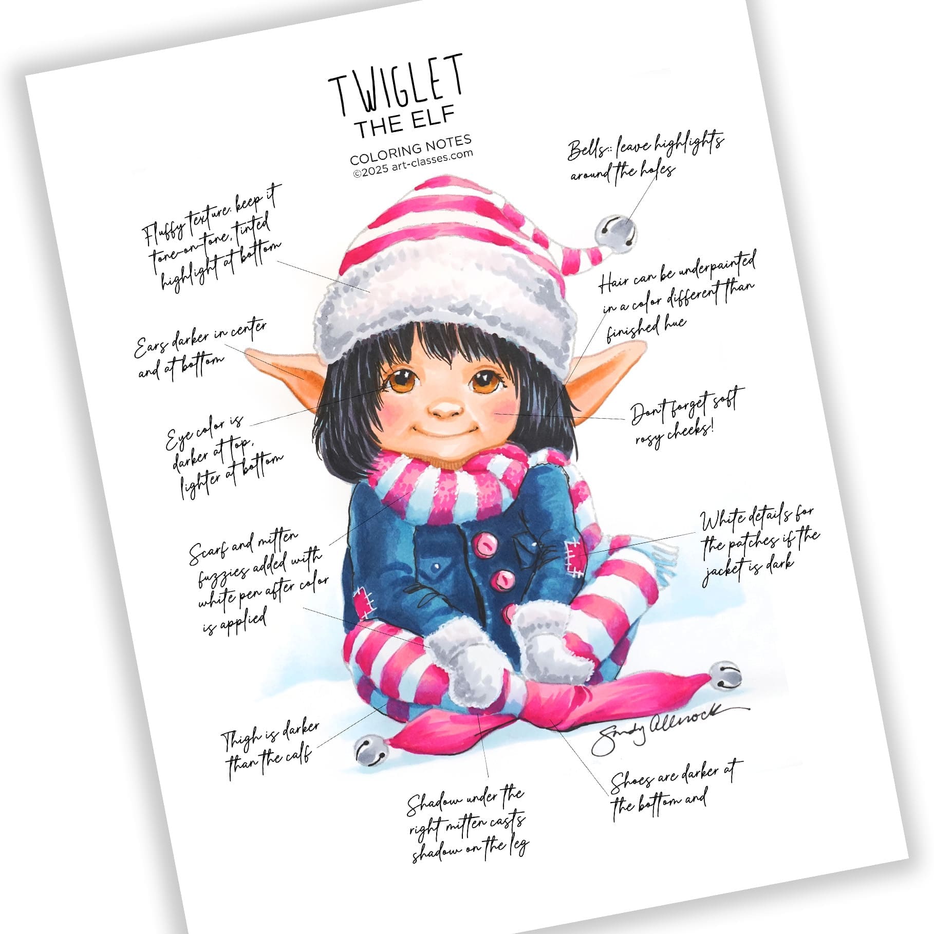 Elf Printable: Twiglet - Image 2