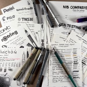 Drawing Papers and Pens Reference Pack