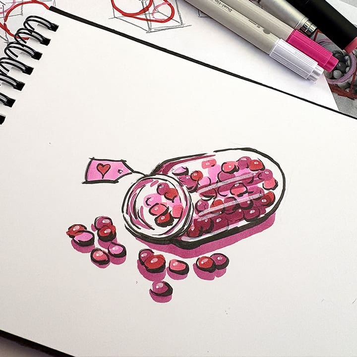 Valentines Candy Sketch