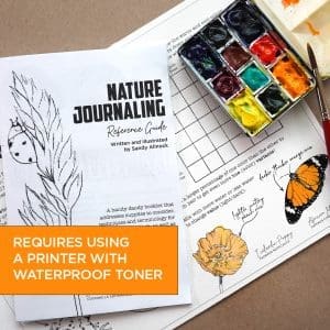 Nature Journaling Reference Guide (Color it yourself)